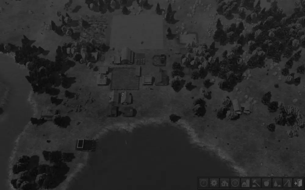 Heat map of the old build against itself: the frame in grey with no red pixels